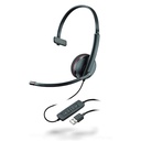 AURICULAR POLY PLANTRONICS BLACKWIRE HPC3210-BULK USB-A/C BULK