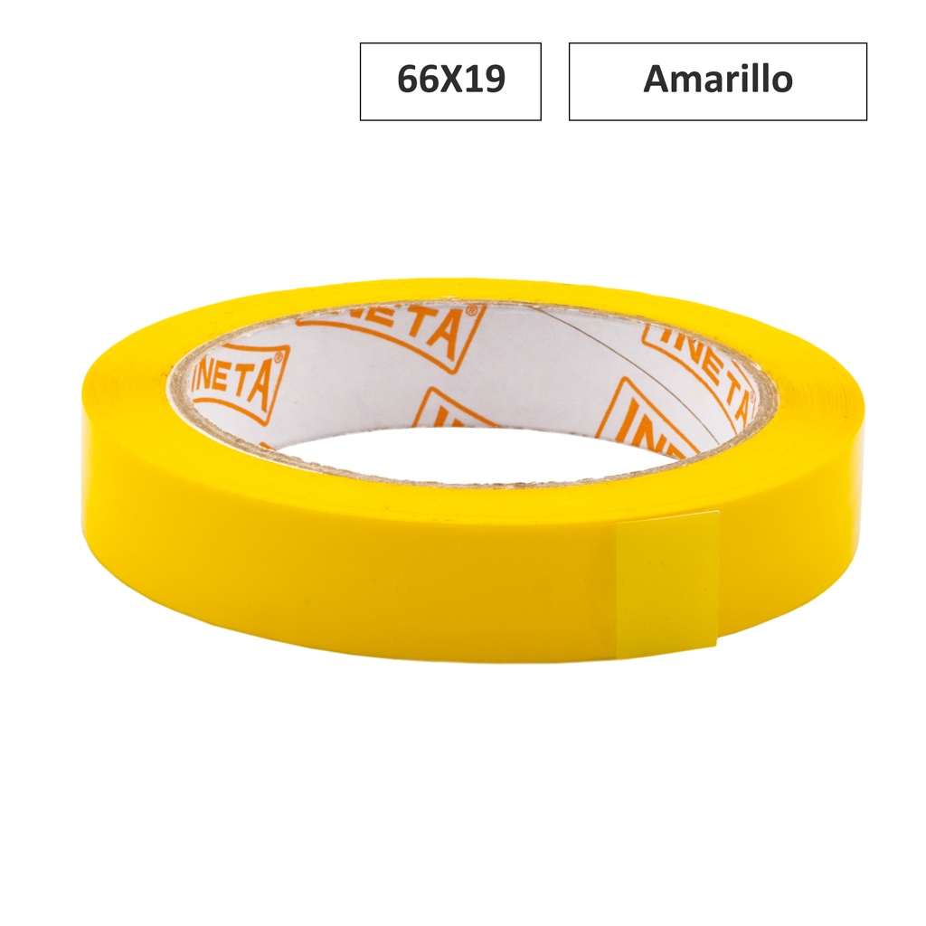 CINTA ADHESIVA 66X19 AMARILLO