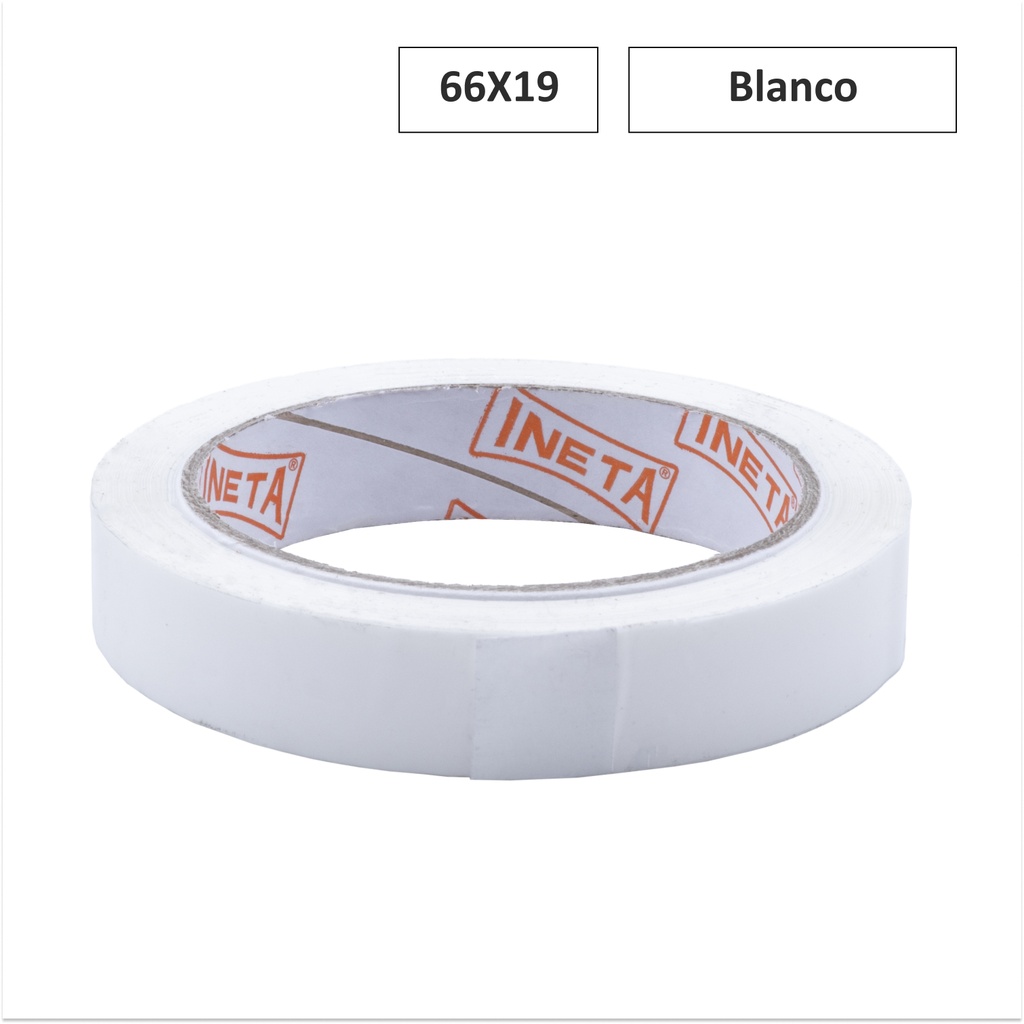 CINTA ADHESIVA 66X19 BLANCO