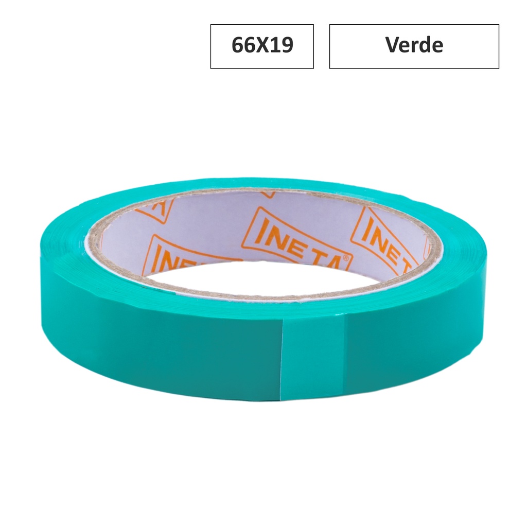 CINTA ADHESIVA 66X19 VERDE