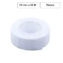 CINTA ADHESIVA BLANCO 19MM×33M 