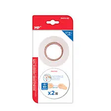 CINTA ADHESIVA DOBLE CARA 80 MICRAS 19MMX15M BLÍSTER 2 UDS