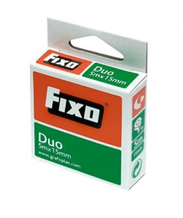CINTA DOBLE CARA 15MMX5M FIXO 75600300