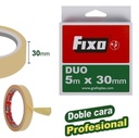 CINTA DOBLE CARA 30MMX5M FIXO 75600600