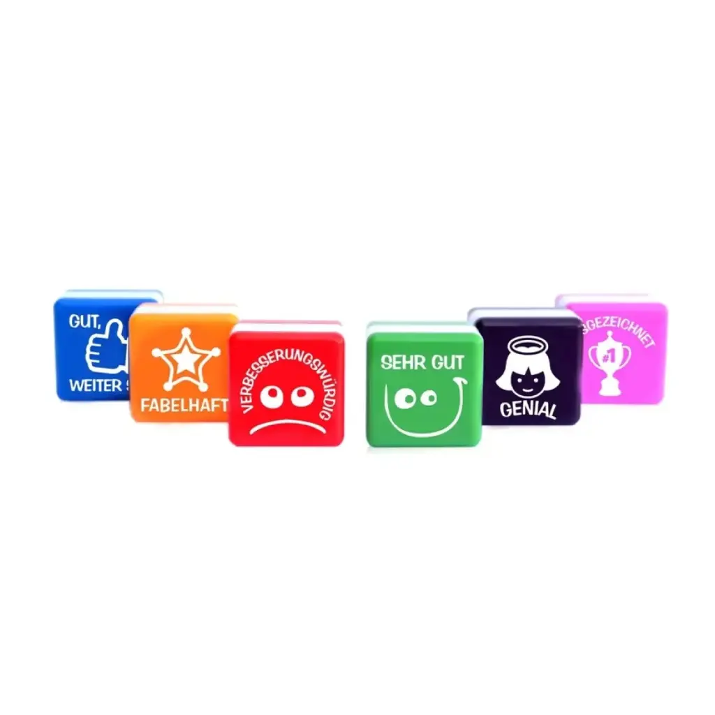 SELLOS ESPECIAL PROFESORES ALEMÁN 6 UNIDADES