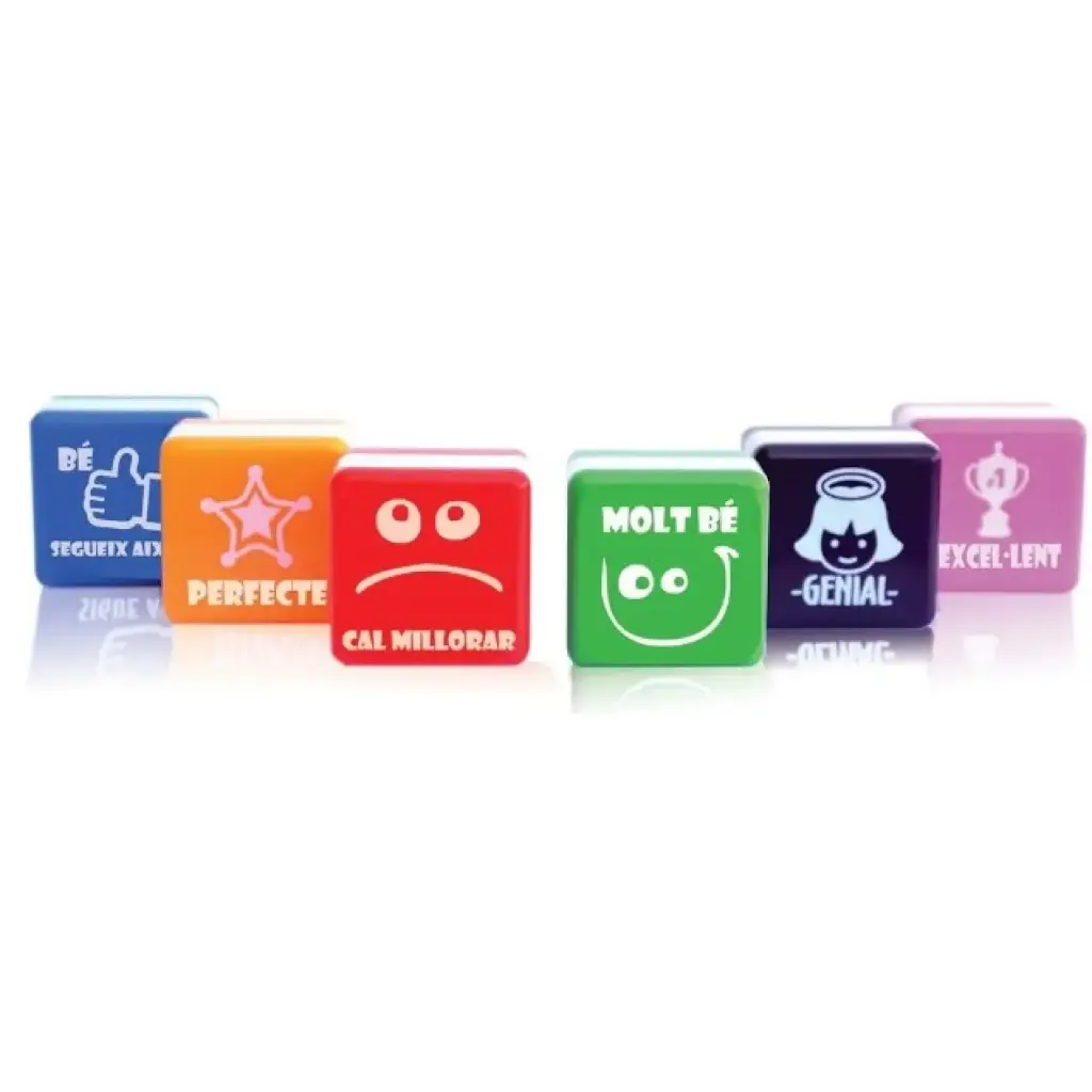 SELLOS ESPECIAL PROFESORES CATALAN 6 UNIDADES