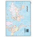 MAPAS DE PLANISFERIO FISICO BLOC 50 HOJAS