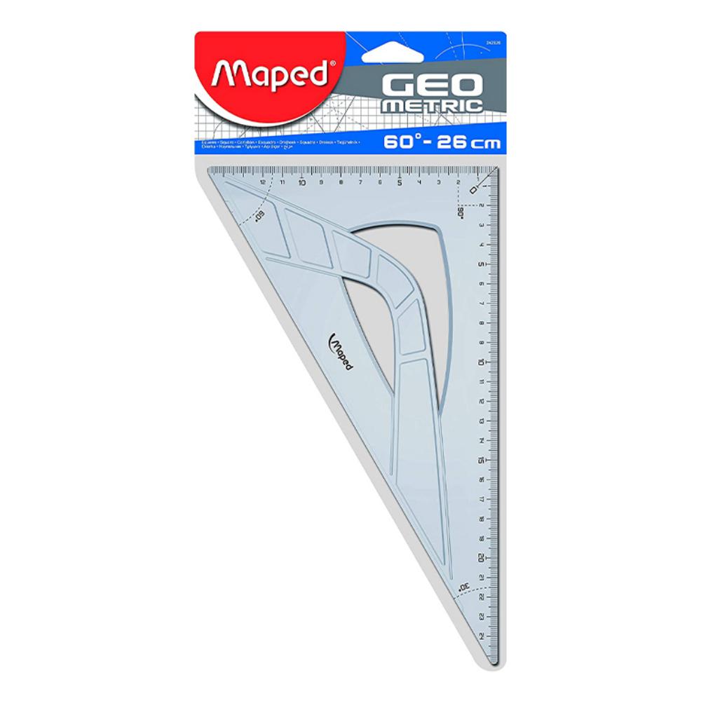 CARTABÓN MAPED GEOMETRIC 26 CM TRANSPARENTE