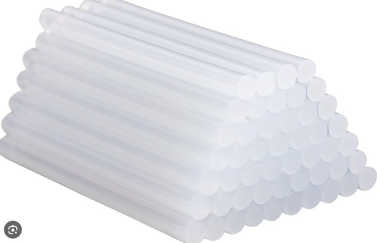 BARRAS DE SILICONA 1,1×10CM TRANSPARENTES PACK 6 UDS