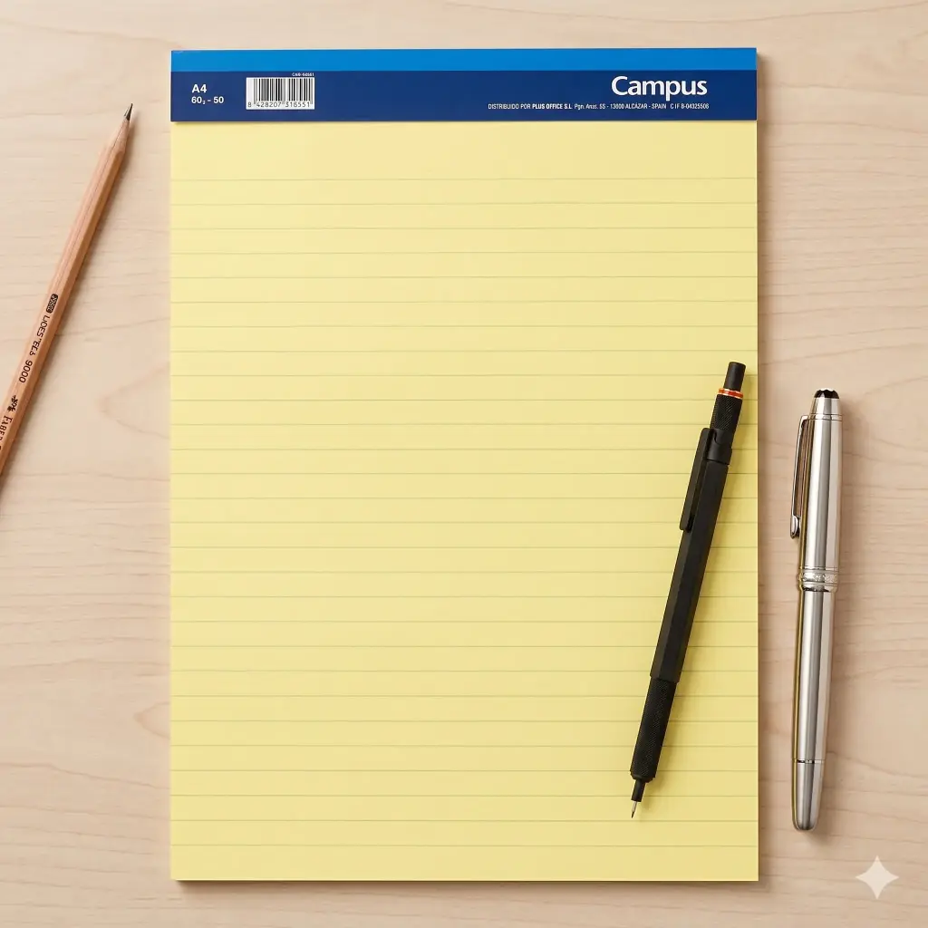 BLOC NOTAS PERFORADO A5 50H 60GR HORIZONTAL