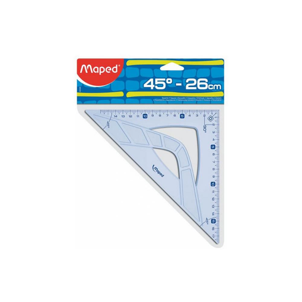 ESCUADRA MAPED GEOMETRIC 26 CM BOLSA COLGABLE
