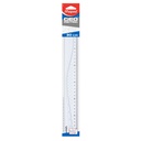 REGLA GEOMÉTRICA MAPED 30CM TRANSPARENTE