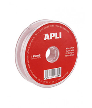 BOBINA DE CUERDA DE NYLON 0,35MM X 100 METROS