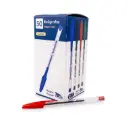 BOLÍGRAFO BÁSICO DE TINTA DE ACEITE COREBALL ROJO RAYLU
