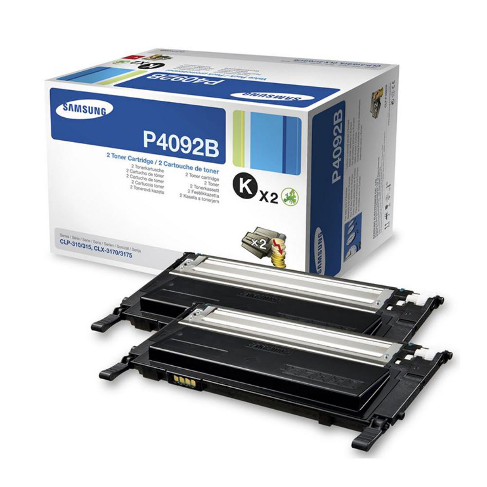 TONER SAMSUNG CLTP4092B/ELS NEGRO PK2
