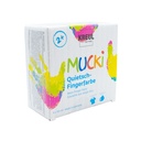 PINTURA DE DEDOS MUCKI NEÓN 150 ML +2 (K2317) SET DE 4 BOTES