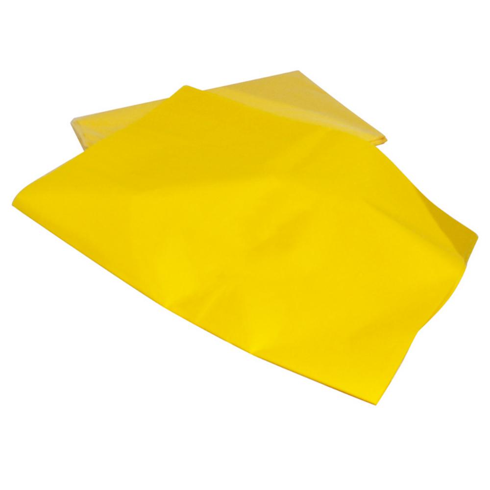 PAPEL SEDA RESMA 500H 50×75CM 18G AMARILLO PASTEL MANO 25 HOJAS