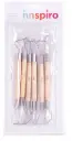 SET DE 6 VACIADORES PARA PASTAS Y ARCILLAS 19CM