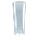 VASO TUBO TRANSPARENTE 300CC