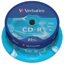 VERBATIM DVD-R 4.7GB 16X TARRINA 25 UNIDADES