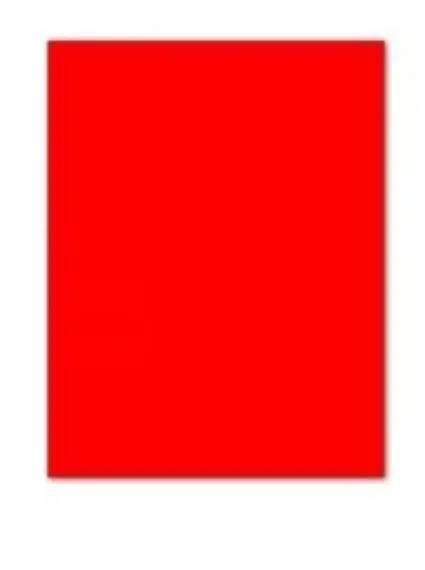CARTULINA FLUORESCENTE SADIPAL 50×65CM ROJO 250gr