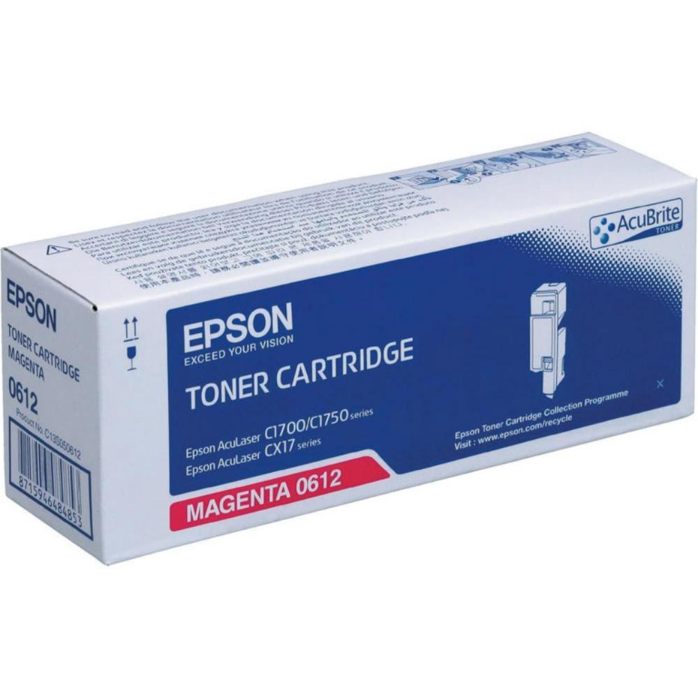 EPSON ACULASER C1700/1750/CX17 TONER MAGENTA 1.400 PAGINAS.