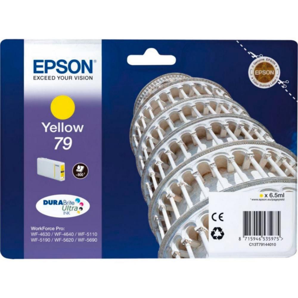 EPSON CARTUCHO AMARILLO L 900 PAGINAS WORKFORCE PRO WF-5XXX SERIES Nº79