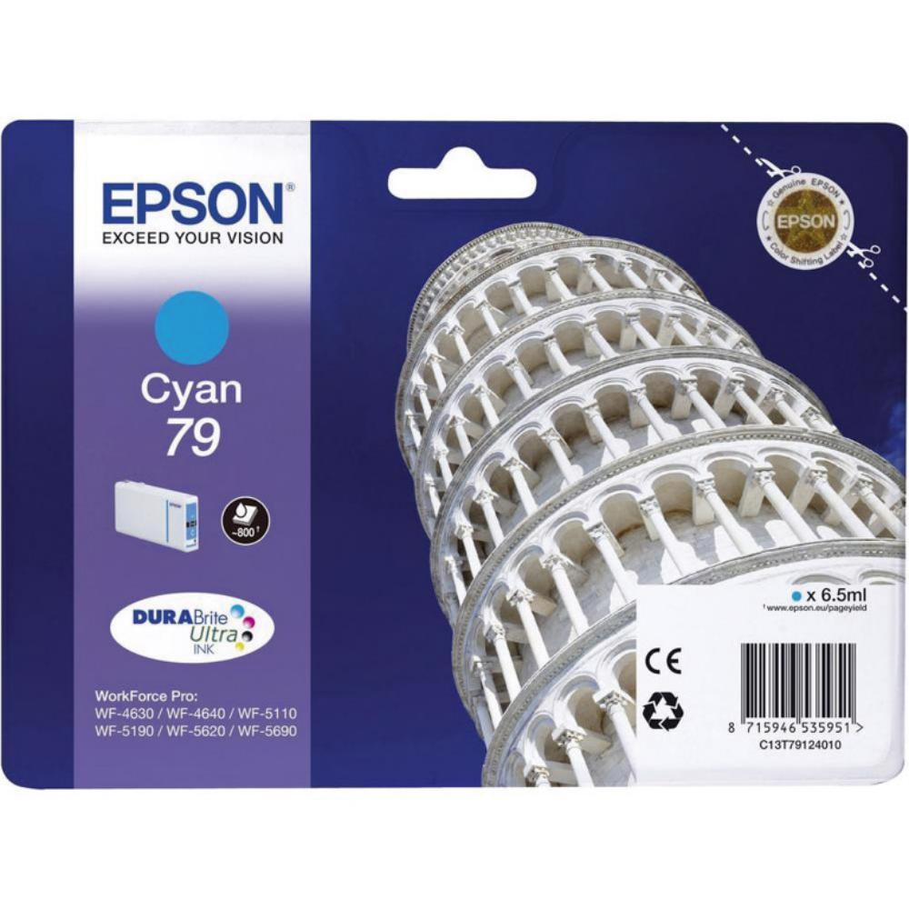 EPSON CARTUCHO CIAN L 900 PAGINAS WORKFORCE PRO WF-5XXX SERIES / WF-4630DWF Nº79