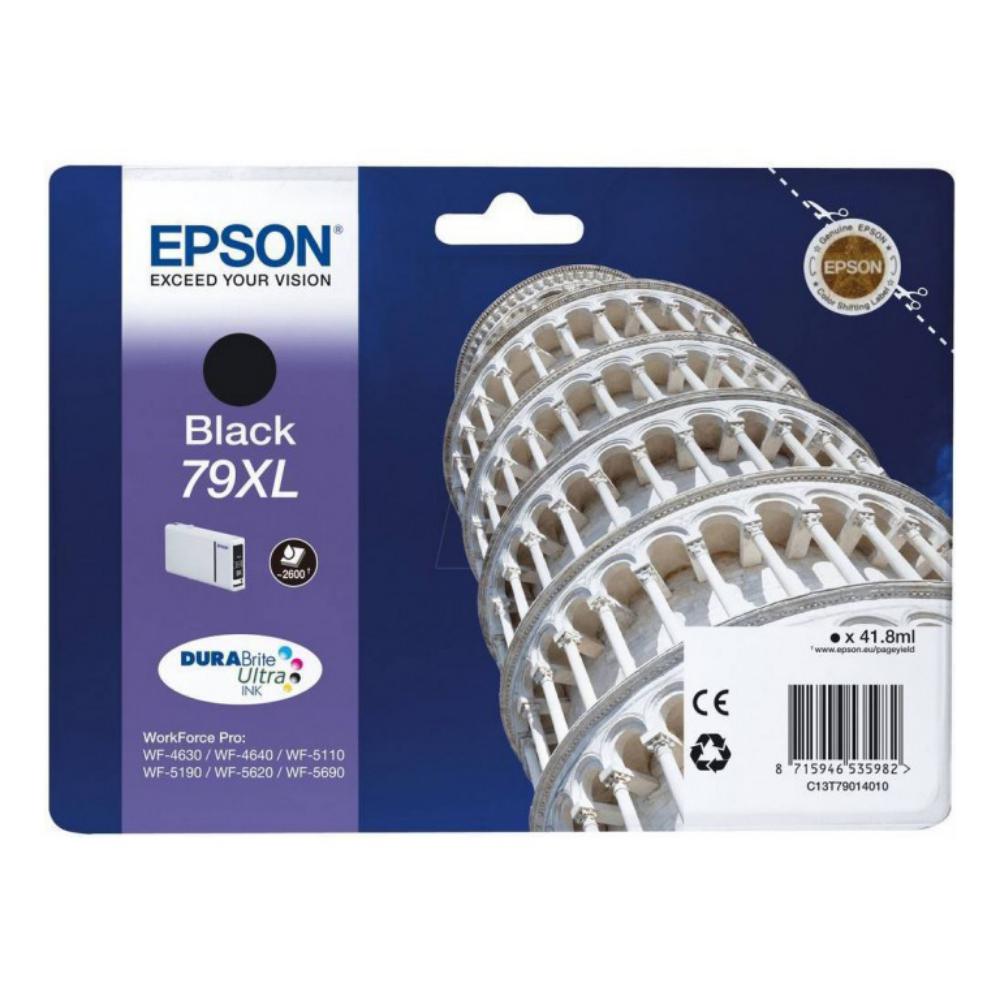 EPSON CARTUCHO NEGRO 79XL 2600 PAGINAS WORKFORCE PRO WF-5XXX SERIES / WF-4630DWF