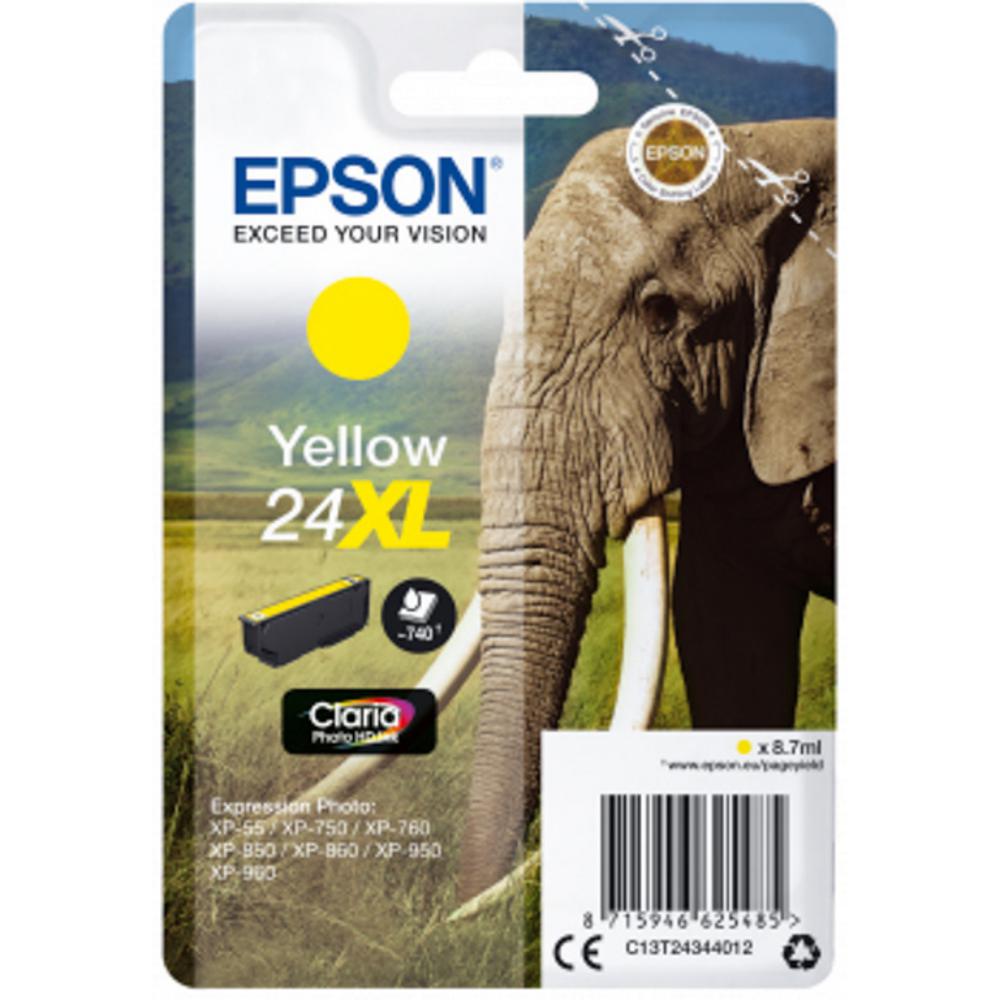 EPSON CLARIA PHOTO HD INK CARTUCHO AMARILLO 24XL