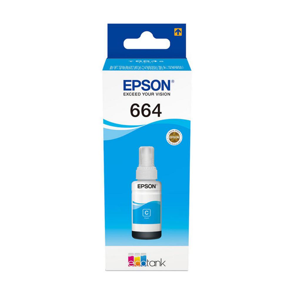 EPSON ECOTANK L355/L555/ET-2500/2250/4500/4550 BOTE CYAN 6.500 PAGINAS