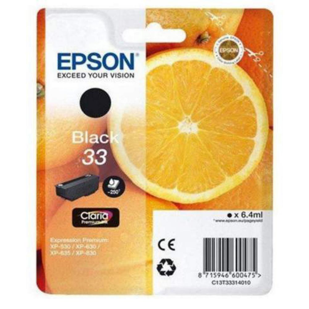 EPSON EXPRESSION HOME XP-530/XP630/XP635/XP830 CARTUCHO NEGRO FOTO Nº33