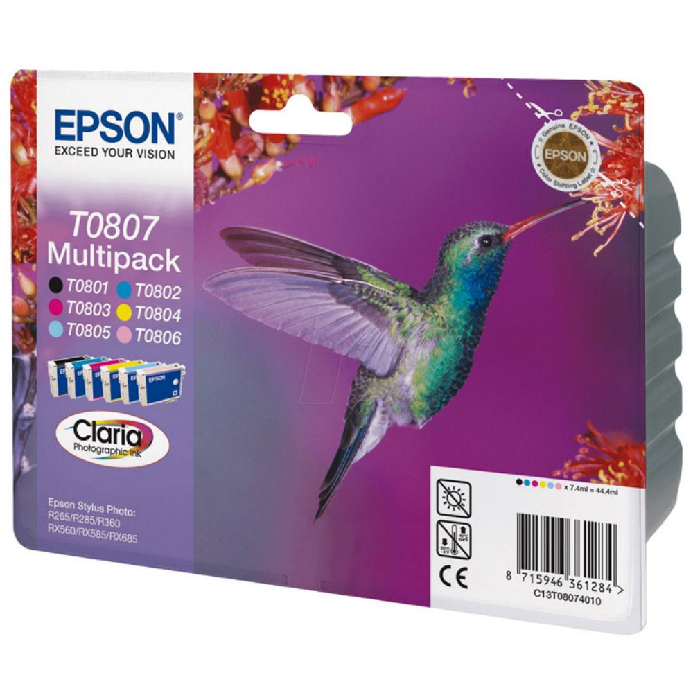 EPSON STYLUS PHOTO R-265/360/RX-560/585/685 CARTUCHO MULTIPACK 6 COLORES