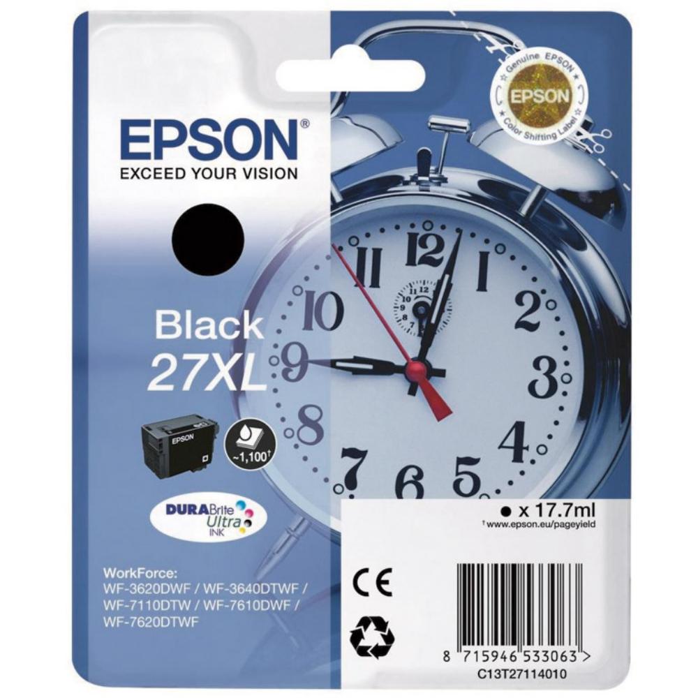 EPSON WORKFORCE WF-3000 Y WF-7000 CARTUCHO NEGRO DE ALTA CAPACIDAD Nº27XL