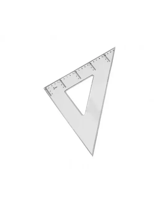 ESCUADRA CAMPUS PLASTICO 25CM