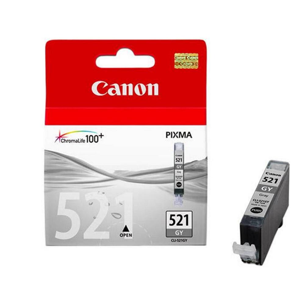 CARTUCHO DE TINTA GRIS ORIGINAL CANON CLI-521 GY 2937B001