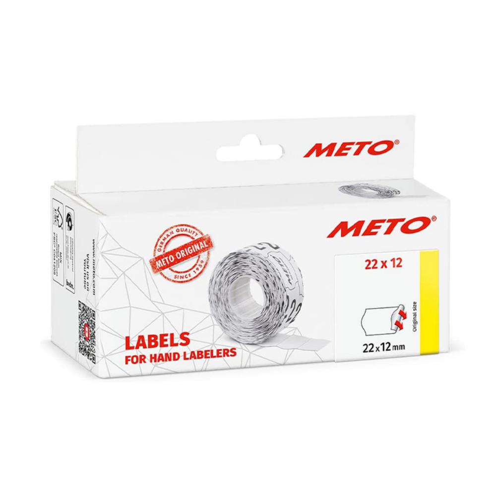 ETIQUETA METO 22X12 1LINEA BLANCO
