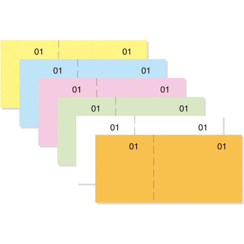 TALONARIO DE CAJA LOAN 11X5CM NUMERADO COLOR VERDE