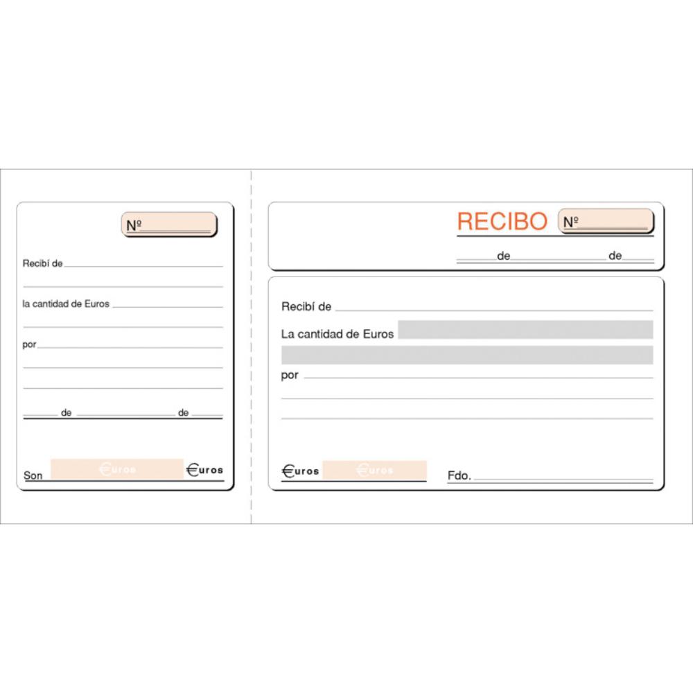 TALONARIO DE RECIBOS LOAN TRES DEL FOLIO PAPEL LITOS