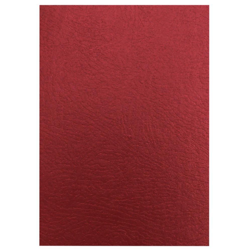 FELLOWES PORTADAS CARTÓN SÍMIL PIEL A4 ROJO 750 MICRAS (PACK 50)