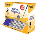 BOLÍGRAFO BIC CRISTAL AZUL PACK ESCOLAR 100 UDS
