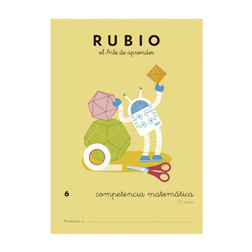 CUADERNO RUBIO COMPETENCIA MATEMÁTICA 6