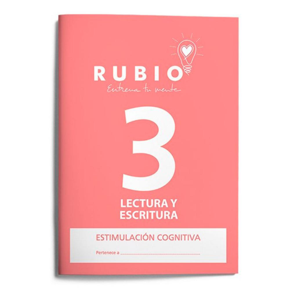 CUADERNO RUBIO LECTURA Y ESCRITURA ESTIMULACIÓN COGNITIVA NIVEL 3 