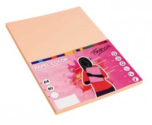 PAPEL A4 80G 100 HOJAS COLOR CREMA