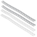 CANUTILLO METÁLICO WIRE-O 10MM CAJA 100 UDS  NEGRO