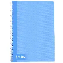 BLOC ESPIRAL A4 TAPA DURA 80 HOJAS 70 GRAMOS HORIZONTAL AZUL CLARO RAYLU