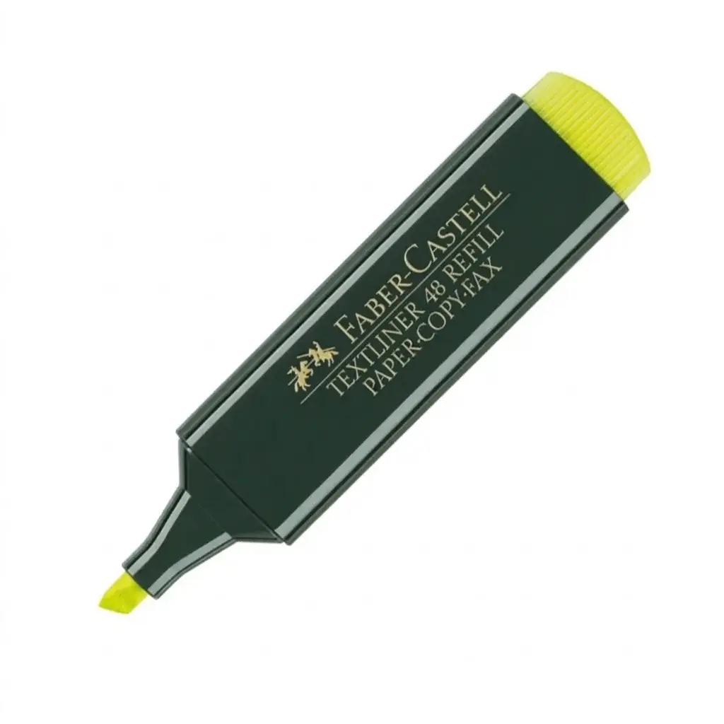 MARCADOR FLUORESCENTE FABER-CASTELL 48-07 AMARILLO