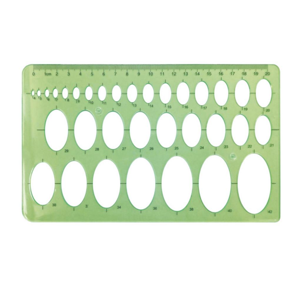 PLANTILLA MAKRO ELIPSES PLASTICO