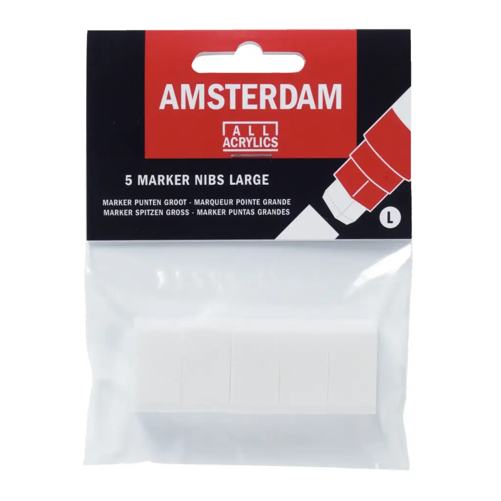 AMSTERDAM ACRYLIC MARKER PUNTAS XL ROUND 6MM SET 6UDS