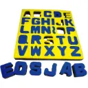ESPONJAS PARA ESTAMPAR CON PINTURA LETRAS MAYÚSCULAS AZ HENBEA